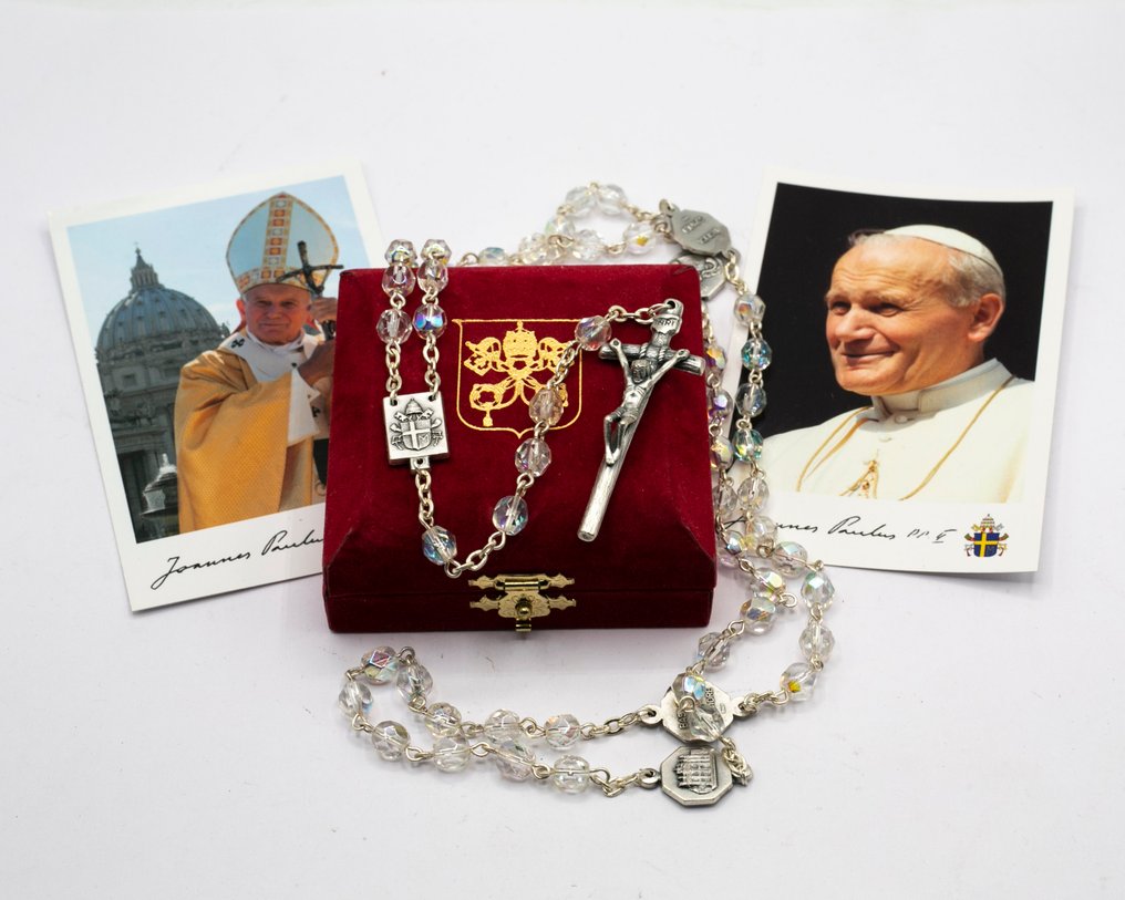  Rosary - Existing view - Rare - Giovanni Paolo II - Rosario Benedetto with Basilicas - Private audience - 2000-2010 - Saint John Paul II  #2.1