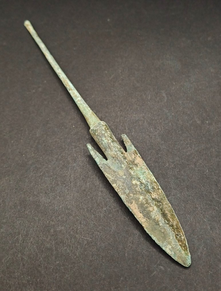 Bronstijd Brons Barbachtige pijlkop - 132 mm (Zonder Minimumprijs) #2.1