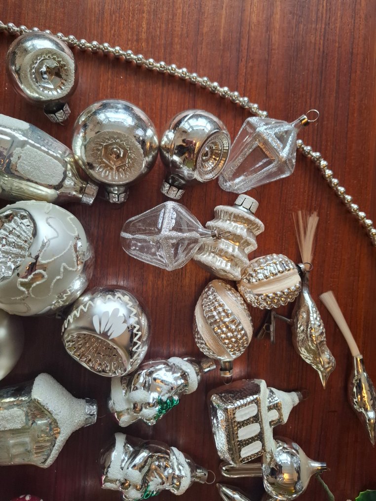 圣诞树装饰品 (82) - 玻璃 - 古董与复古圣诞 #4.3