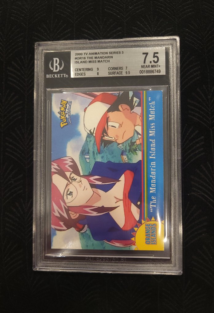 Topps - 1 Graded card - Pokémon - The Mandarin Island Miss Match OR16 First edition - Beckett 7.5 #1.0