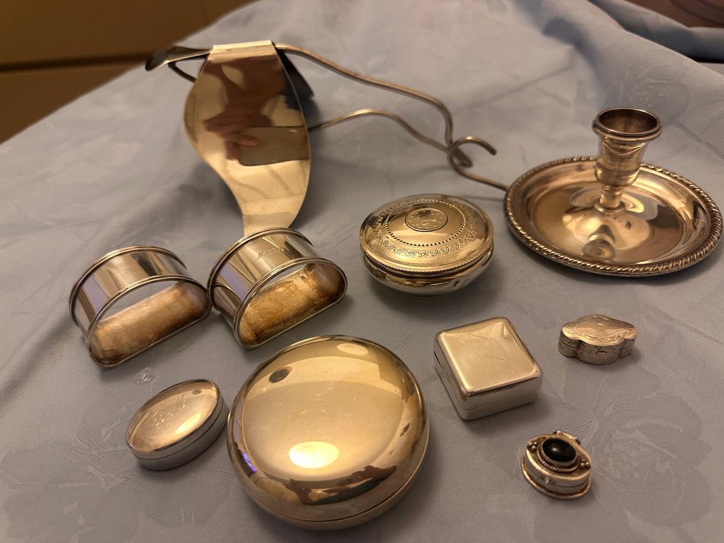 Statuetta in miniatura (10) - .800 argento, .1000 argento, .925 argento #1.0