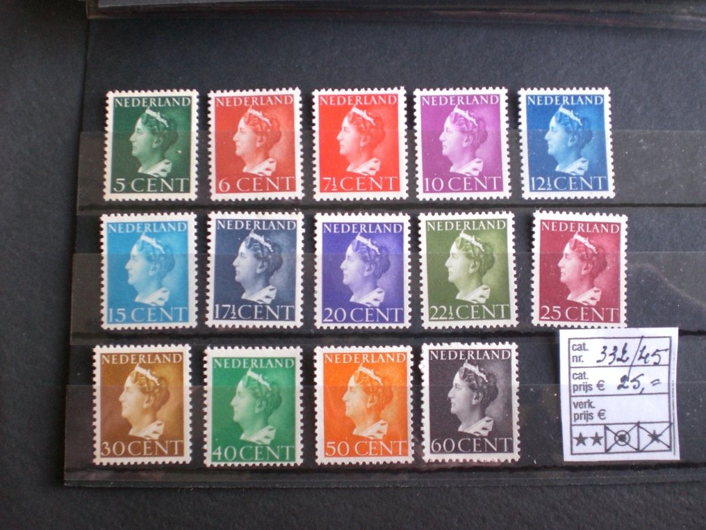Ολλανδία 1946/1946 - Ολοκληρωμένη σειρά Konijnenburg #2.1