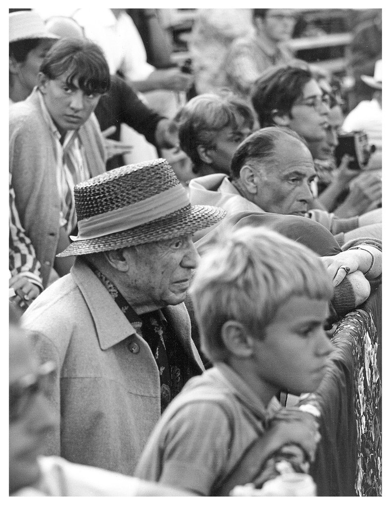 Hubertus Hierl (1940) - Pablo Picasso beim Stierkampf in Fréjus - 7.8.1966 #1.0