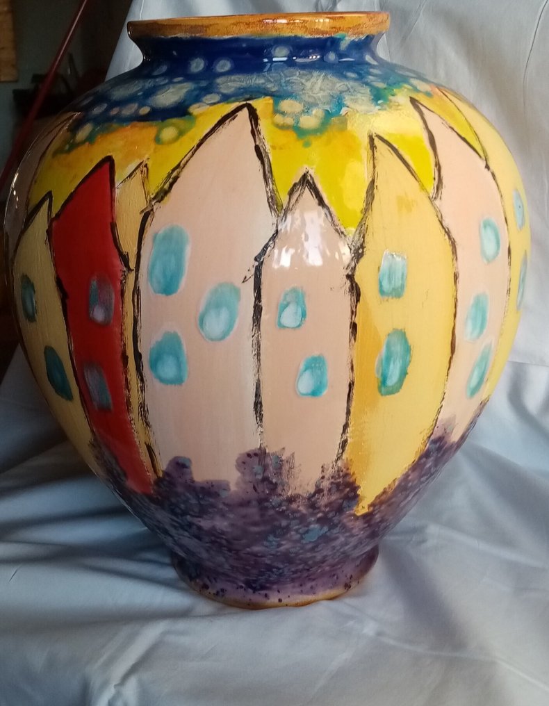 Casal dei Pruni Déco di Lorenzo Usicco - Casal dei Pruni Déco - Vase - Clay - Vase with Case – Ceramic #2.1