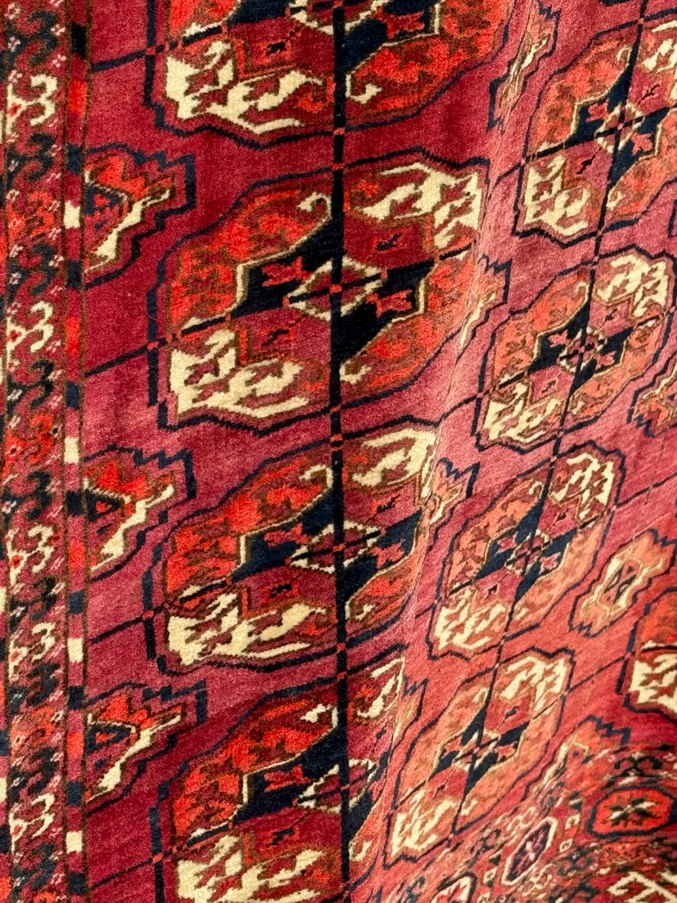 Turkmen Tekke Dowry Tæppe - Tæppe - 127 cm - 117 cm #1.0