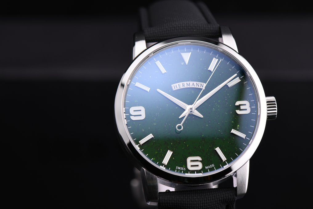 Hermann Stellar - Automatic Swiss Made - Aventurine Green - New Full set - Men - 2025 #2.1