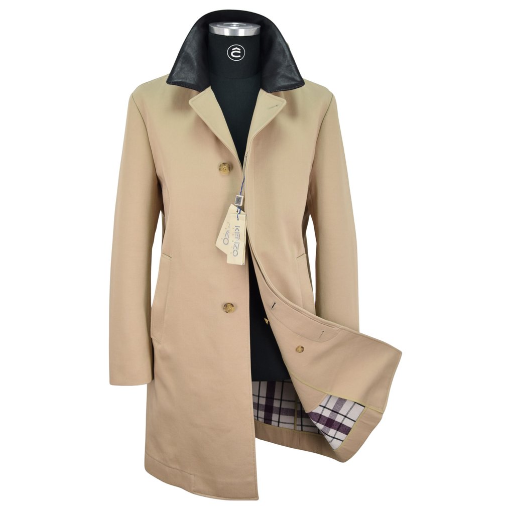 Kenzo Paris With Leather Collar Wool Blend - Παλτό - New with tags #1.0