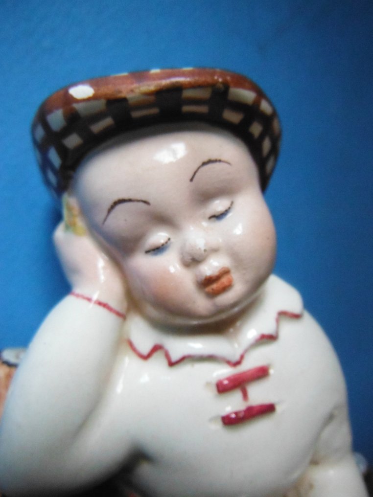 la iberica - Statuette, statuetta - 16 cm - Pottery #1.0