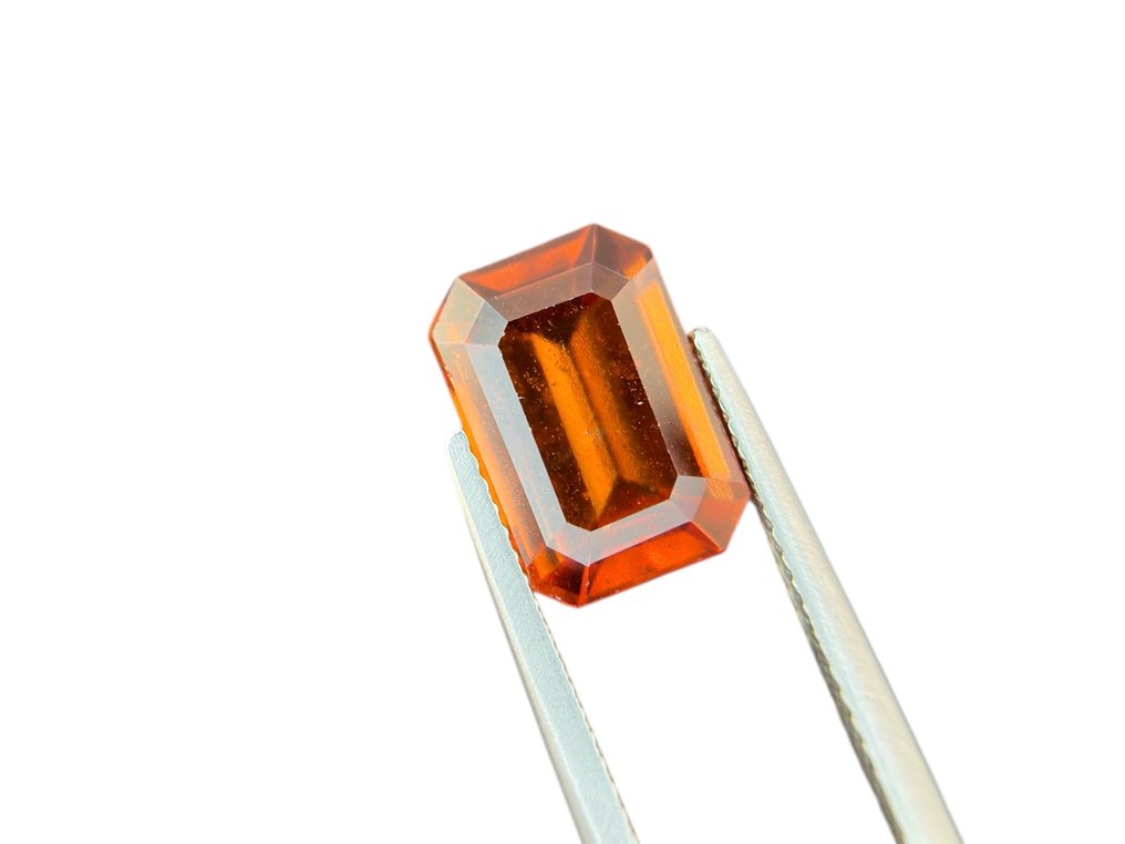 Fără preț de rezervă - 1 pcs Portocaliu Hesonit - 5.62 ct - Asociația internațională de pietre prețioase colorate (ICA GemLab) - HESSONIT DE CALITATE PREMIUM #2.1