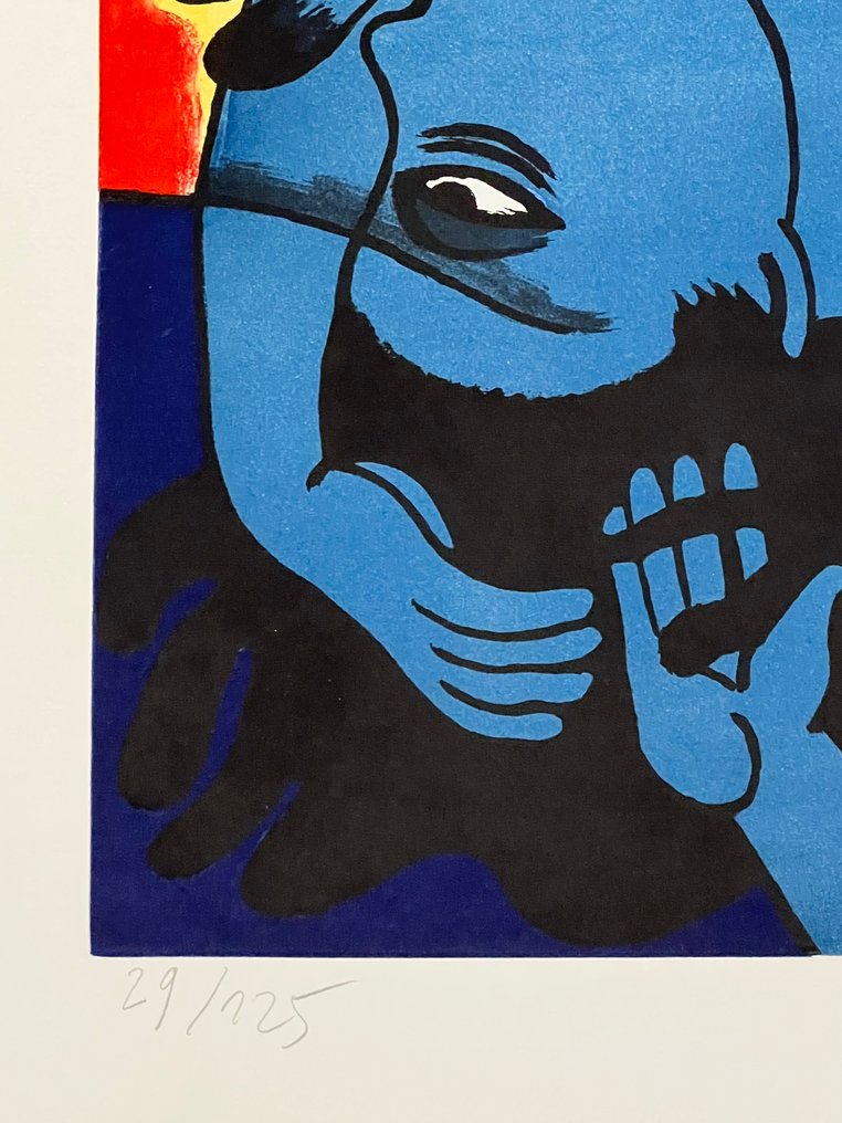 Corneille (1922-2010) - Nu bleu #1.0