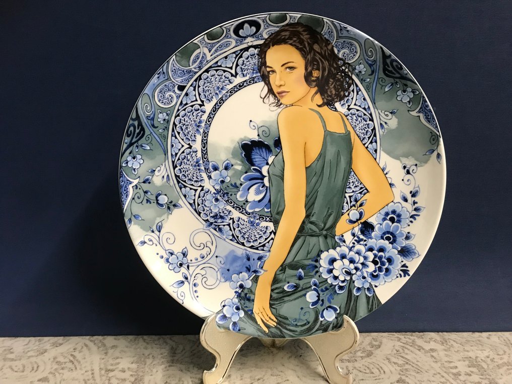 Seinälevy (3) - Heinen Delfts Blauw - Posliini #4.3