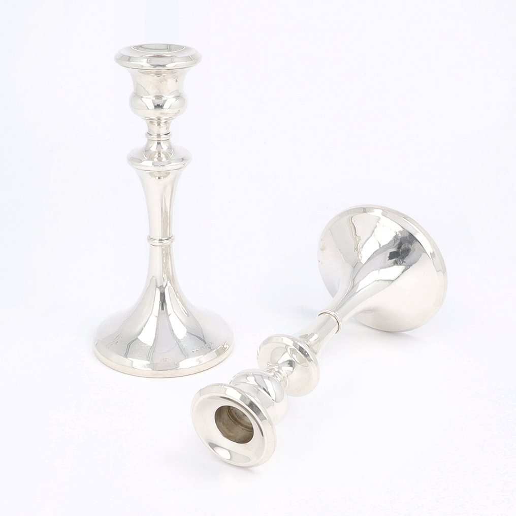 Napper & Davenport - Birmingham, 1922 - Gyertyatartó (2) - .925 ezüst #2.1