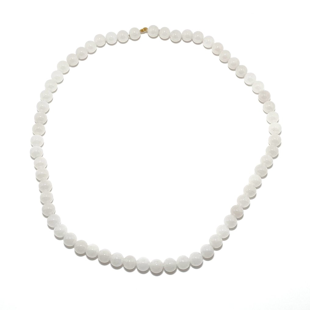Birmano antico Giada bianca Perline per collane - 63 cm #1.0