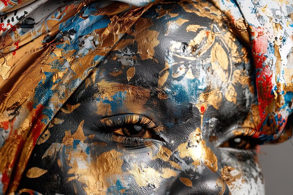 yamila - Retrato Kintsugi de la Dama de Oro #2.1