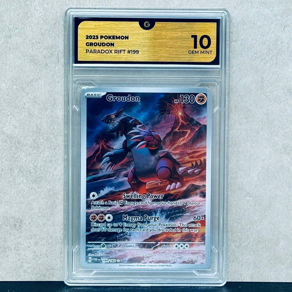 Pokémon Graded card - Groudon 199 - Pokémon - GG 10 #1.0