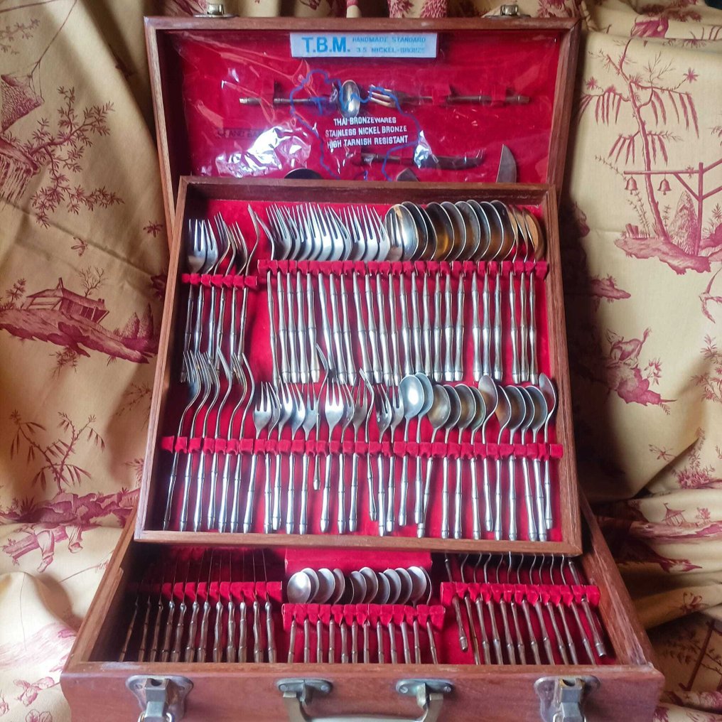 T.B.M - 12件餐具套裝 - 青銅色 #1.0