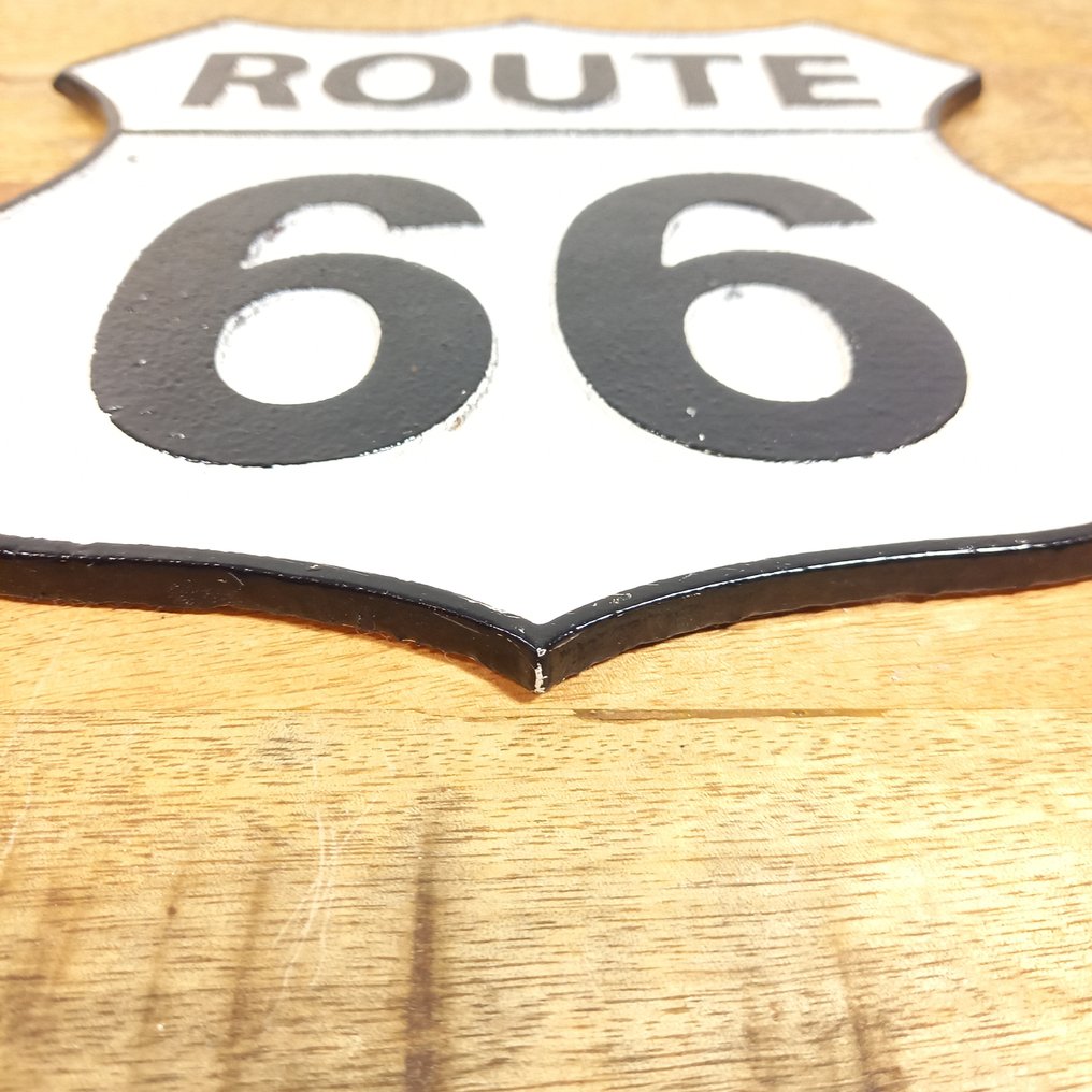 小牌 - 标志 - "Route 66" - 铸铁 #2.1