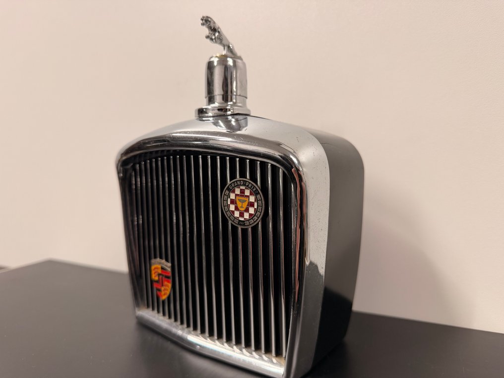 复古散热器格栅酒壶——捷豹吉祥物——大奖赛徽章——稀有收藏品——无 - Jaguar #2.1