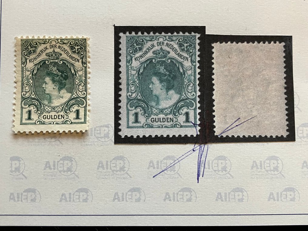 Netherlands - Queen Wilhelmina's fur collar - NVPH 77C met certificaat #1.0