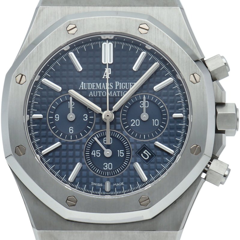 Audemars Piguet - Royal Oak Chronograph 1.6" Blue - 26320ST.OO.1220ST.03 - Férfi - 2010-2020  #1.0