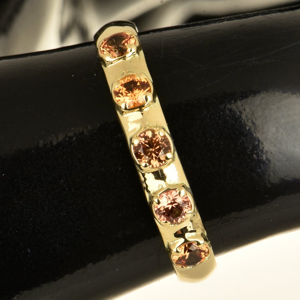 没有保留价 - 戒指 - 14K包金 黄金 黄水晶 #1.0