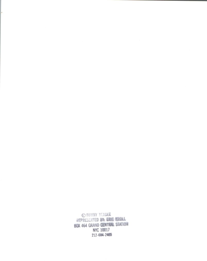 Bunny Yeager / Eric Kroll - Miami Model Risque Nude Pin-up girl Alluring Pose #1.0