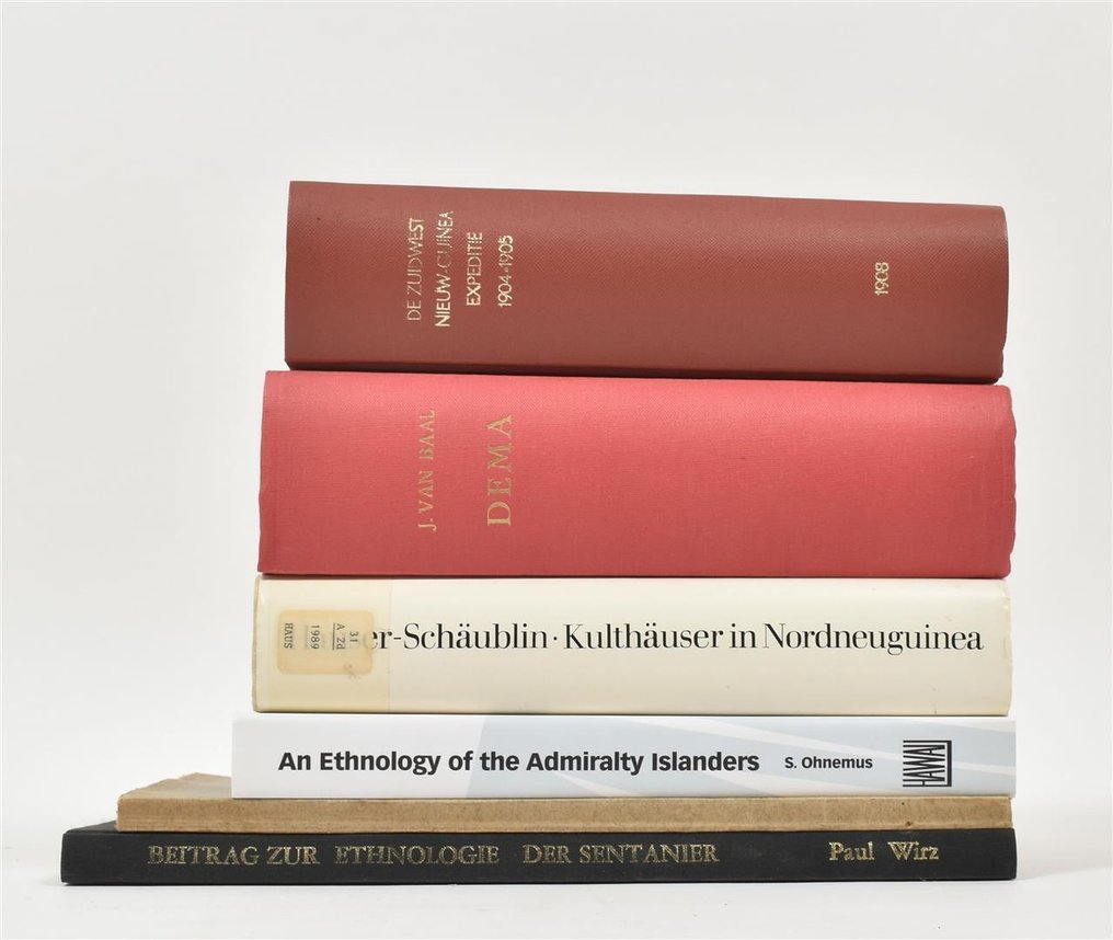 [Papua New Guinea] Baal, Wirz e.a. - Description and Analysis of Marind-Anim Culture, Beitrag zur Ethnologie der Sentanier e.a. - 1904-1966 #2.1