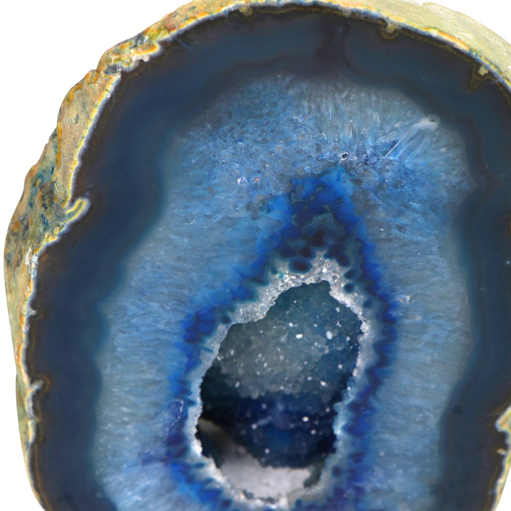 No Reserve - Ink Blue Agate - Geode - 13x13x10 cm- 1.7 kg #3.2