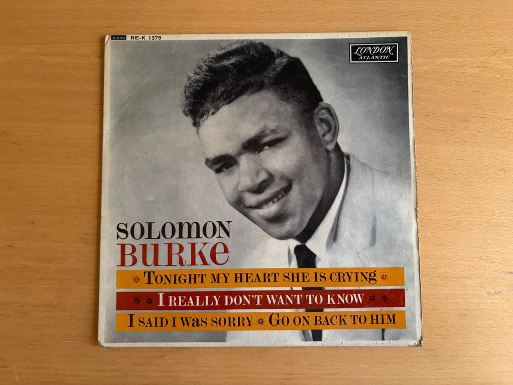 Solomon Burke - 1st 7" EP on London Atlantic from 1963 - Disco in vinile - 1963 #1.0