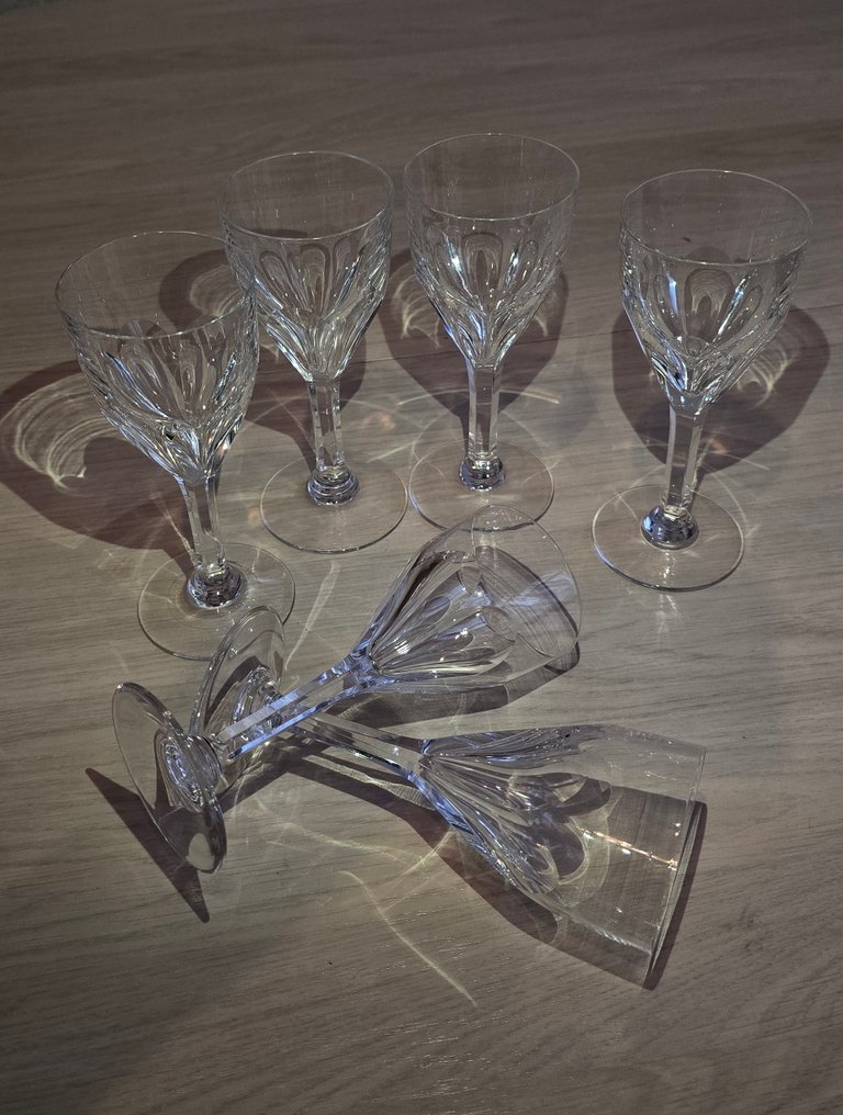 Saint Louis - Pohár szett - Ampère - Kristály - Csiszolt kristálypoharak #4.3