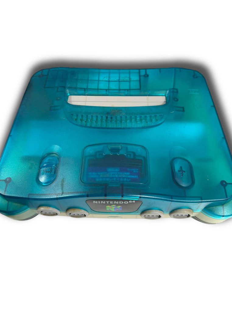 Nintendo - Nintendo 64 - Clear Blue (Japanese version ) with 1 controller - 5 Games - Video game console - In original box #1.0