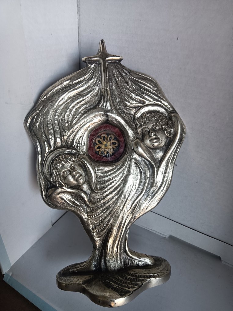 Σκεύος monstrance - Μέταλλο, Textile, Γυαλί - 1960-1970 - Λείψανο της Αγίας Άννας #2.1