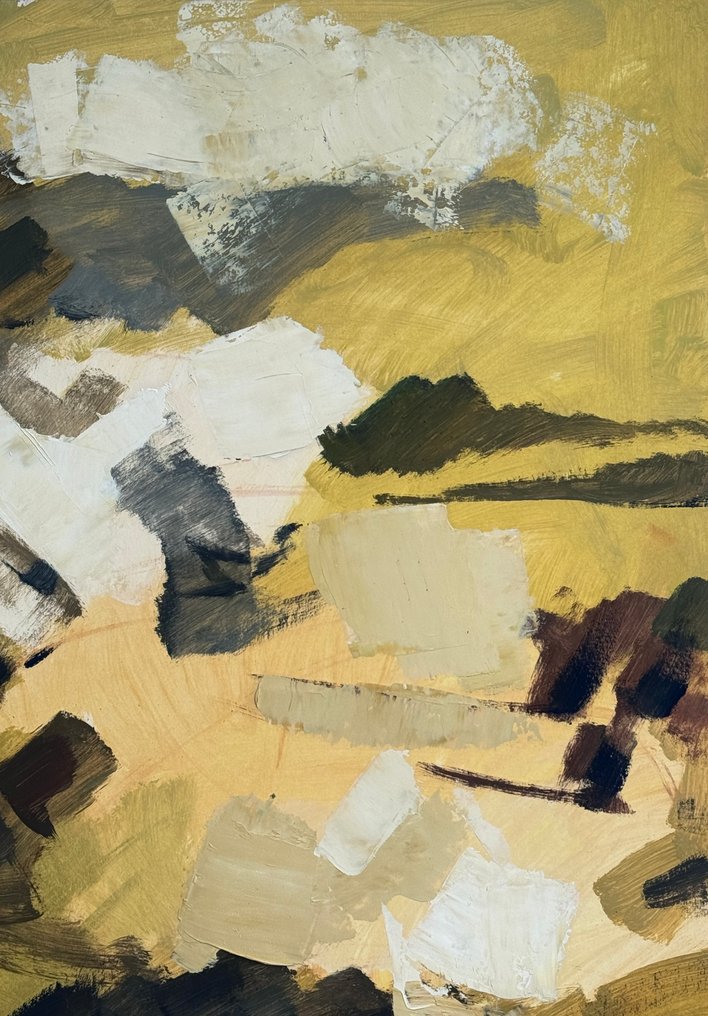 René Mels ( 1909-1977) - Abstraction lumineuse circa 1958 #4.3