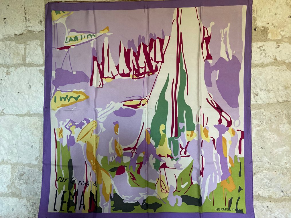 Hermès - « Sur Les Rives Du Leman » par Jean- Louis - Clerc 2010 - 围巾 #1.0