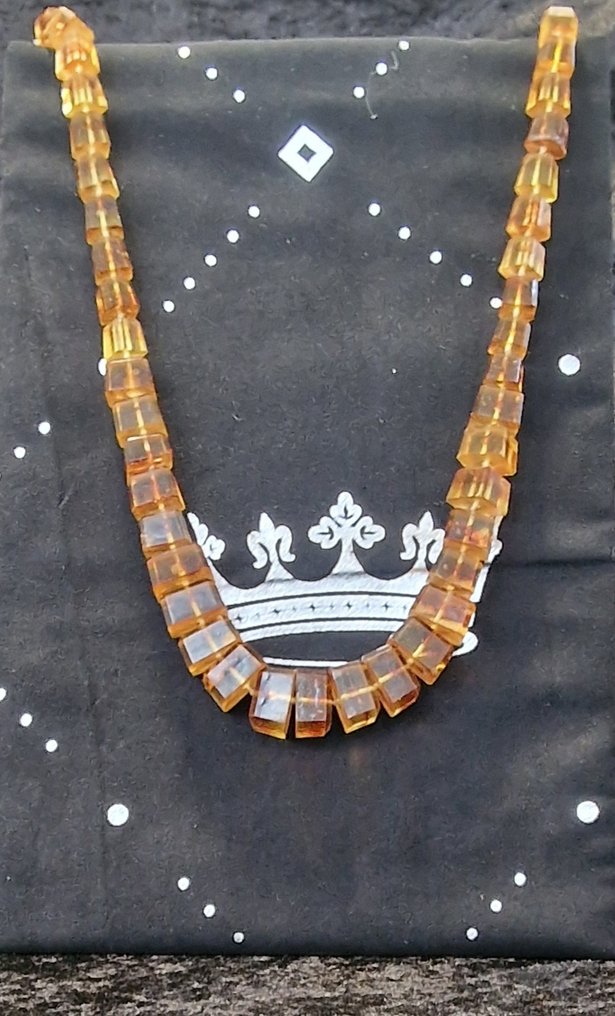 Chihlimbar - Chihlimbar - HONIG-Block-Collier - 37 cm - 0 cm (Fără preț de rezervă) #2.1