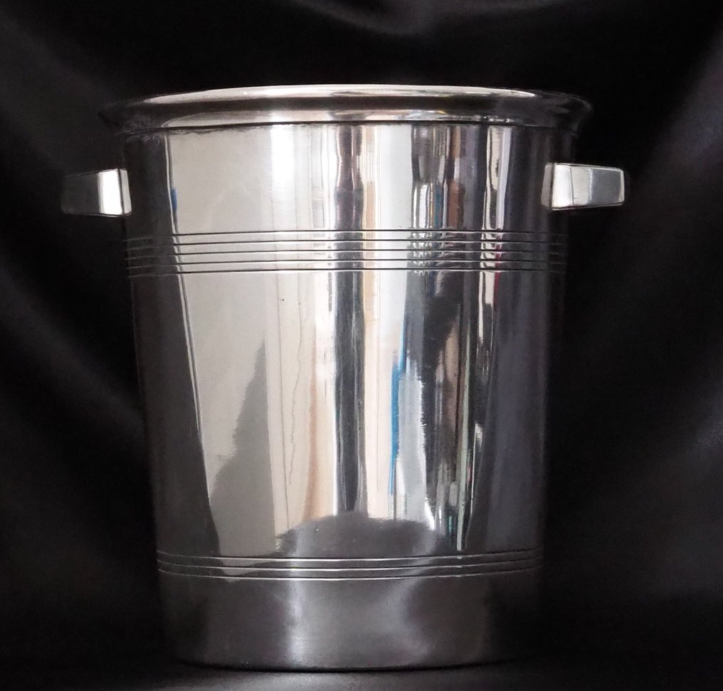 香檳冷卻器 - 鍍銀 - Art Deco 冷却器 #1.0
