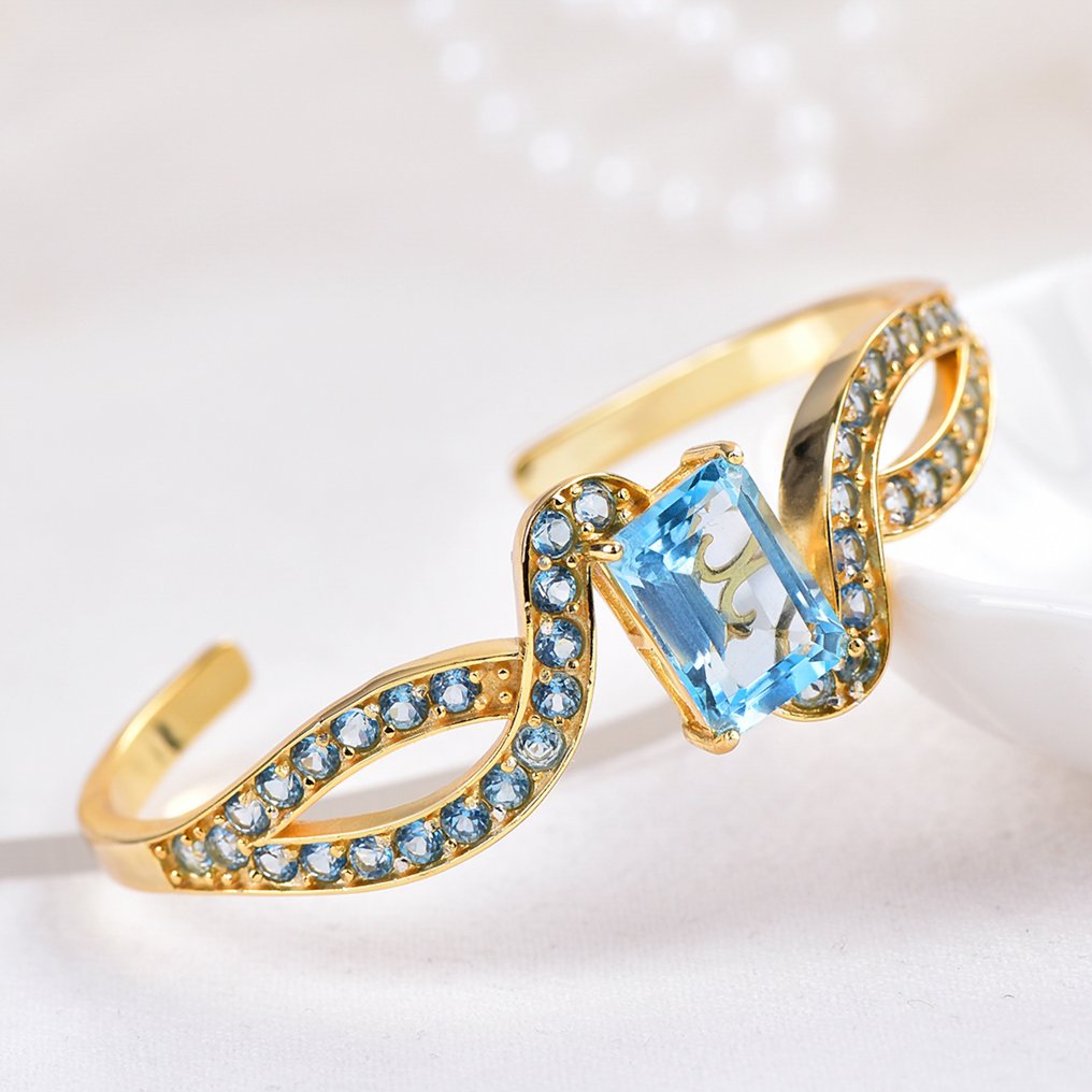 χωρίς τιμή ασφαλείας - Βραχιόλι Ασημί - Topaz - Πιστοποιημένο #3.2