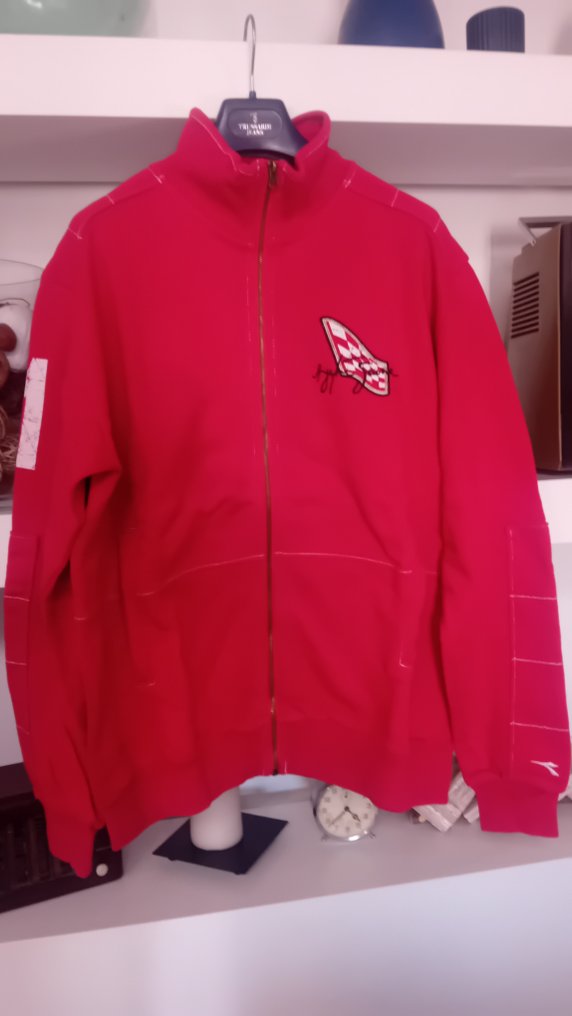 Felpa originale anni 90 Diadora - F-1 一级方程式 - 埃尔顿·塞纳 - 团队服装 #1.0