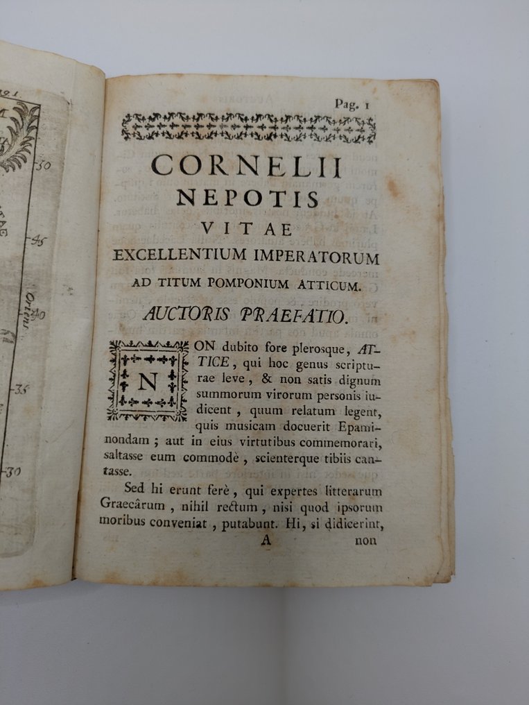 Cornelius Nepos (Cornelio Nepote) - CORNELIUS NEPOS DE VITIS EXCELLENTIUM IMPERATORUM - 1804 #3.2