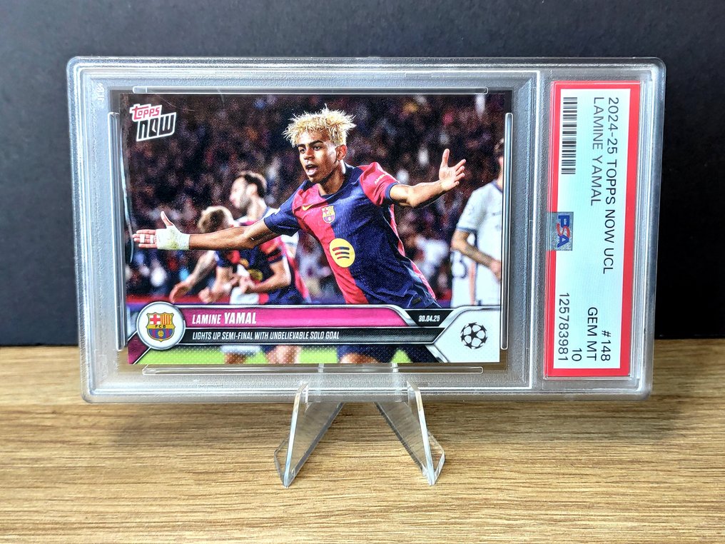 2024 Topps Now UCL Lamine Yamal 148 - PSA 10 Graded card #1.0