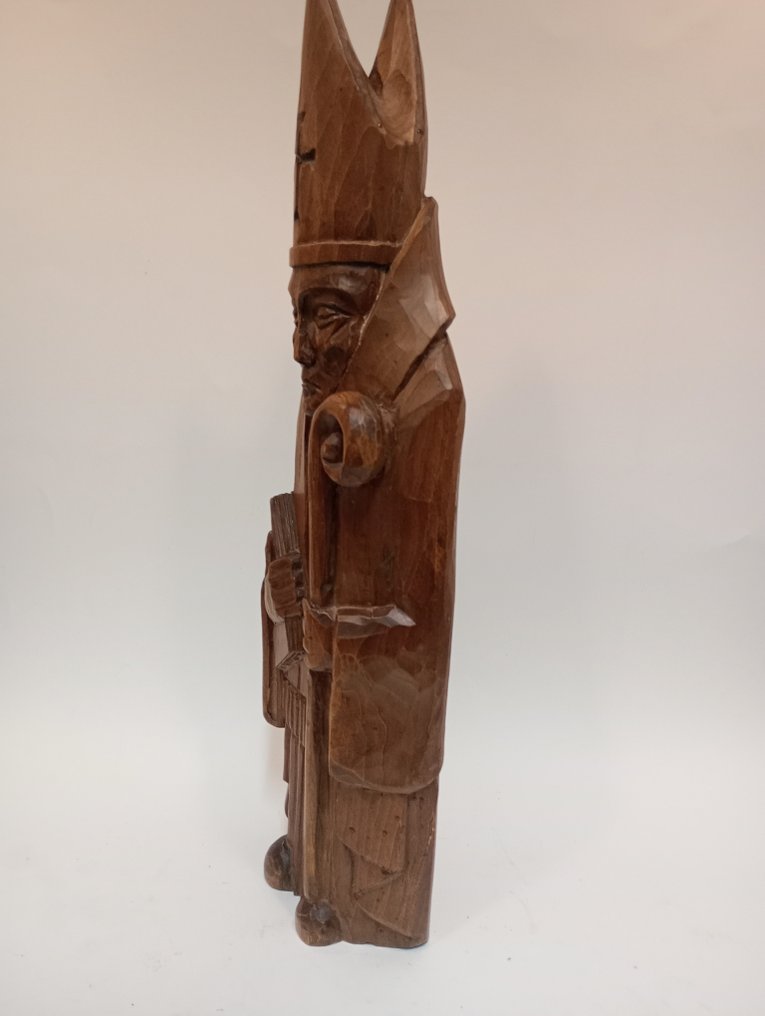 雕塑, Bisschop - 40 cm - 木 #3.2