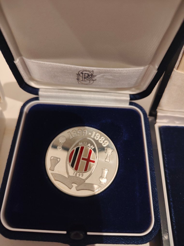 Włochy. 5 Medaglie in argento Milan  (Bez ceny minimalnej
) #3.2