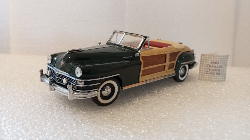 Franklin Mint 1:24 - Κάμπριο αυτοκίνητο μοντελισμού - Chrysler Town & Country 1948 #1.0