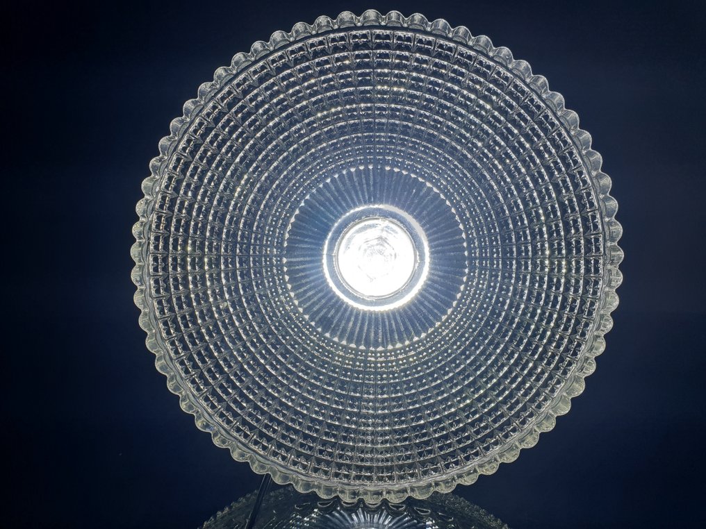 Val Saint Lambert - Charles Graffart - Centrepiece - Hamburg - Pressed crystal #3.2