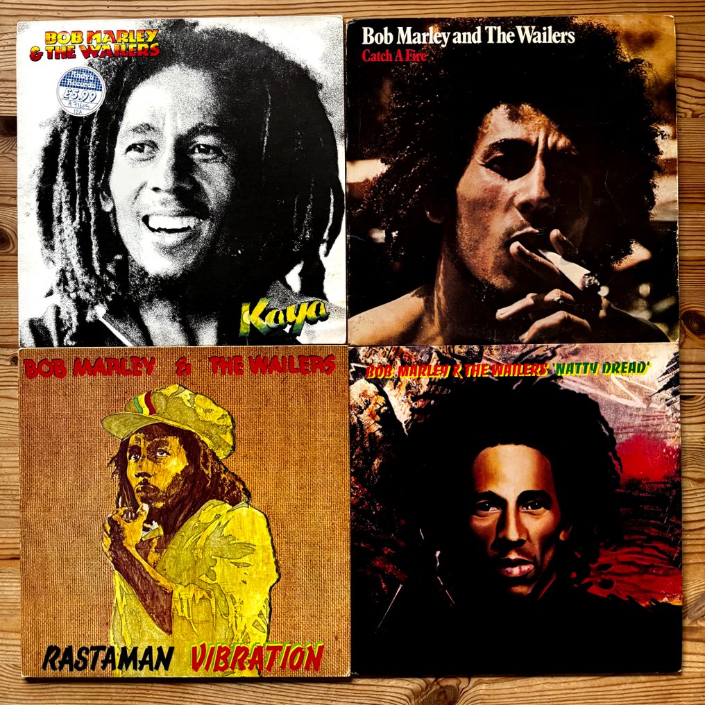 Bob Marley - 4 x Albums from Bob Marley - Titoli vari - Album LP (più oggetti) - 1973 #1.0