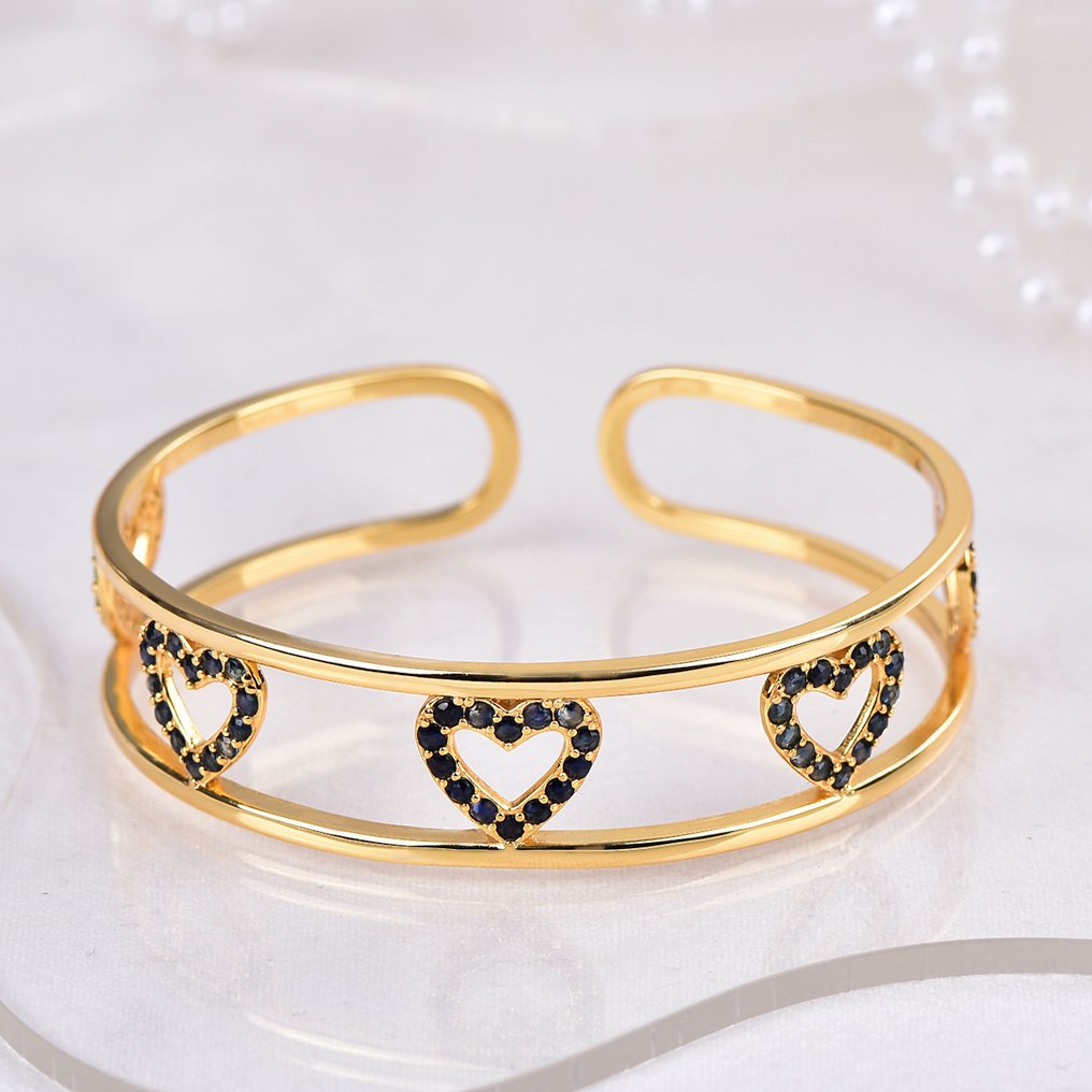 Zonder Minimumprijs - Armband Zilver - Sapphire - Gecertificeerd #3.2