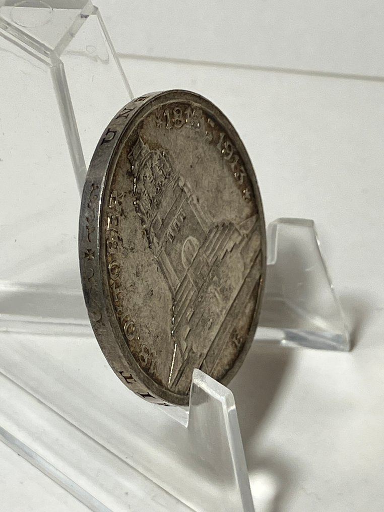 德意志帝國 3 Mark 1913  Centenary of the Battle of Leipzig  (沒有保留價) #2.1