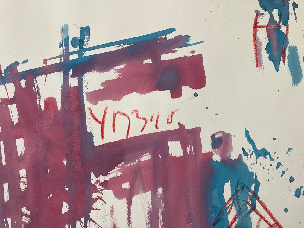 Anton Heyboer (1924-2005) - Boot (YM348) van Anton Heyboer in IJmuiden #4.3