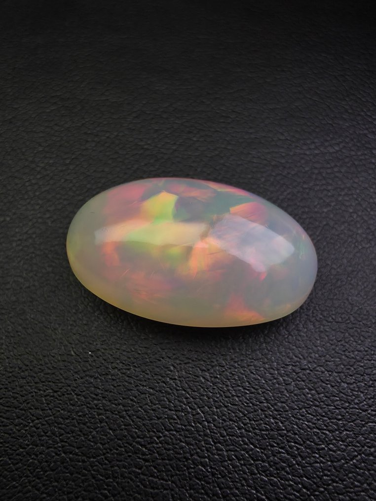 No Reserve Price Yellow, Multicolour Opal  - 17.58 ct - Antwerp Laboratory for Gemstone Testing (ALGT) #4.3