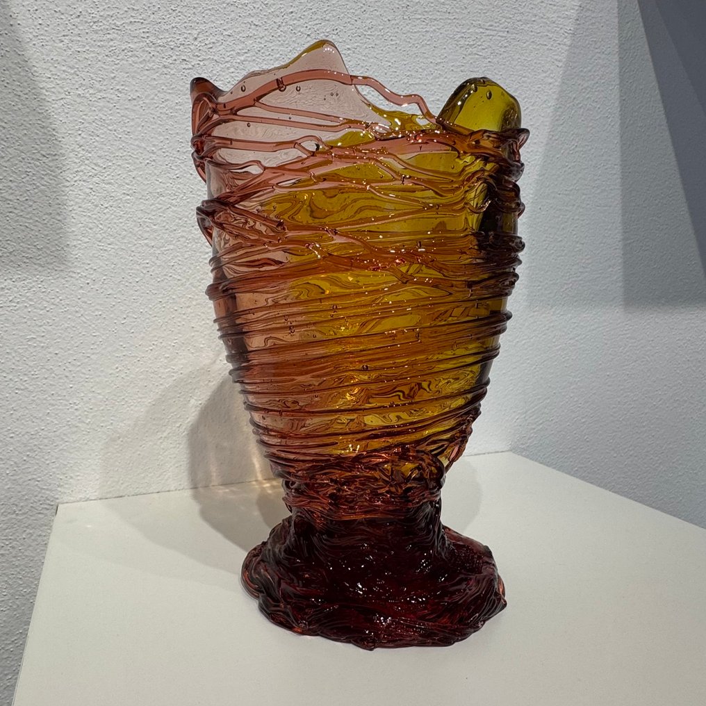 Fish Design - Gaetano Pesce - Βάζο -  SPAGHETTI EXTRACOLOR  - Resine #1.0